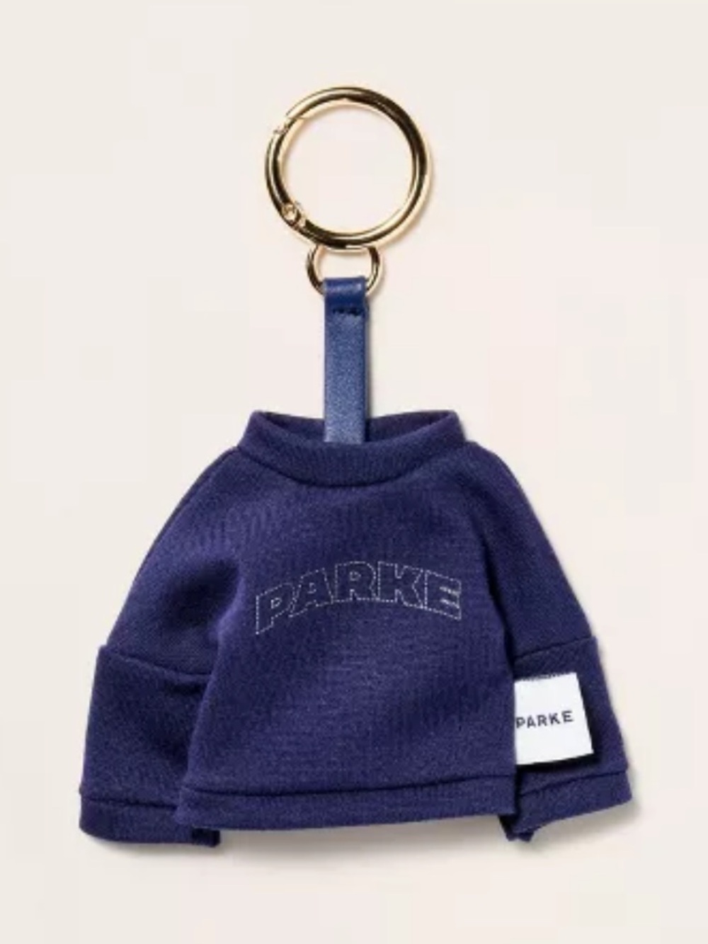💗 Parke x Target Mockneck Sweatshirt Keychain Navy Blue NWT